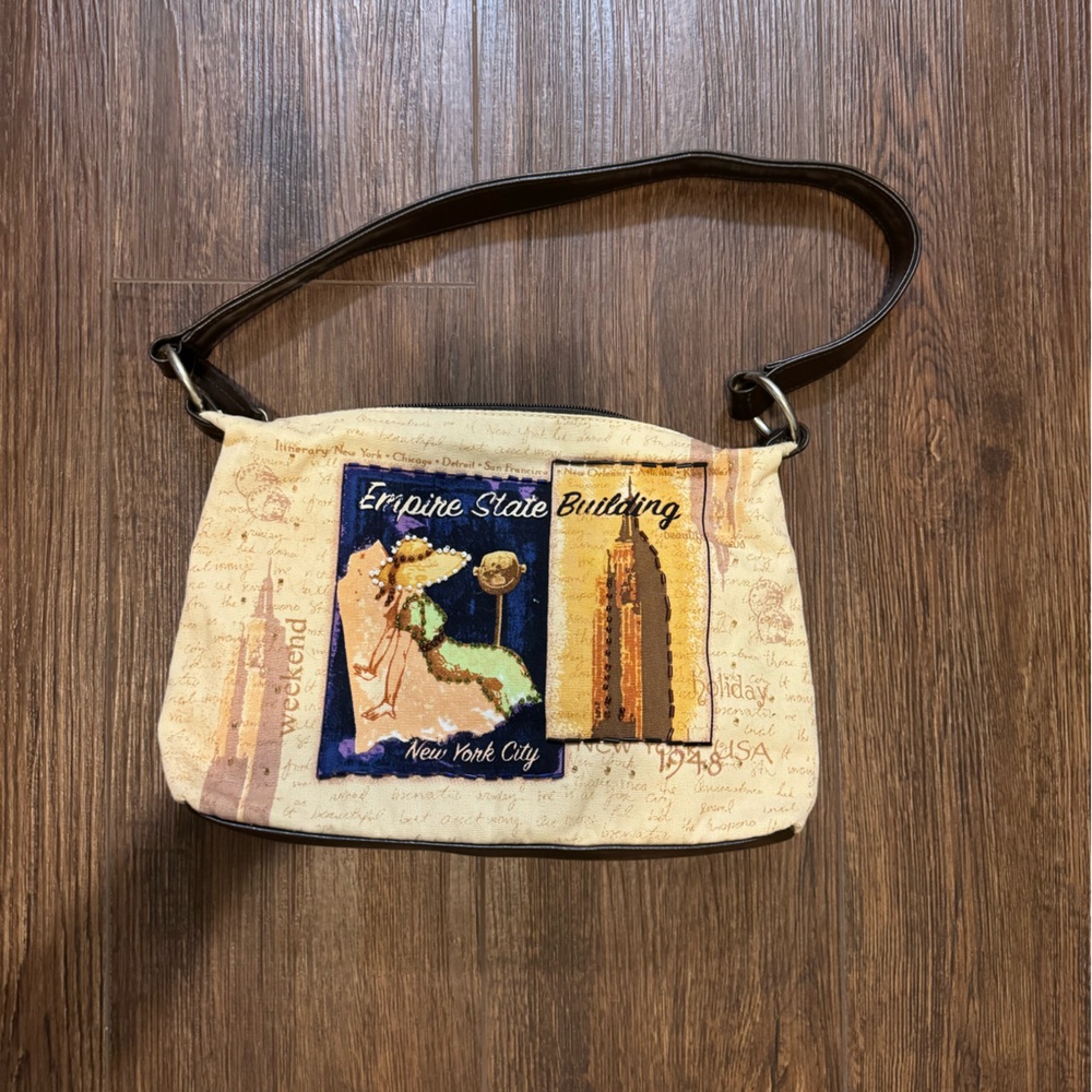 Vintage Empire State Building Bag